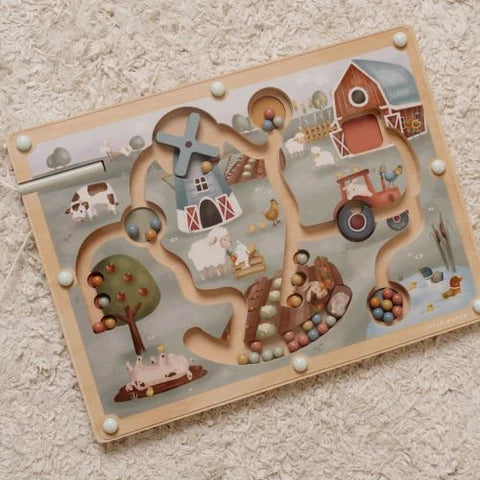 Magnetisches Labyrinth - Mehrfarbig - Little Farm