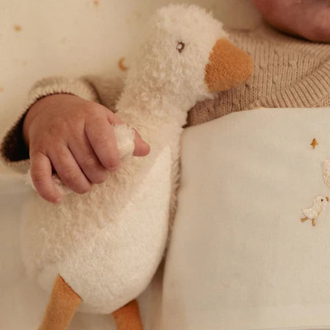 Kuschelgans 17 cm - Weiß - Kleine Gans