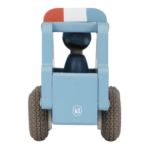 Holz Polizeiauto – Blau – Essentials
