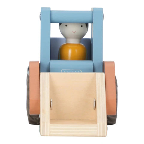 Holzbulldozer – Blau – Essentials