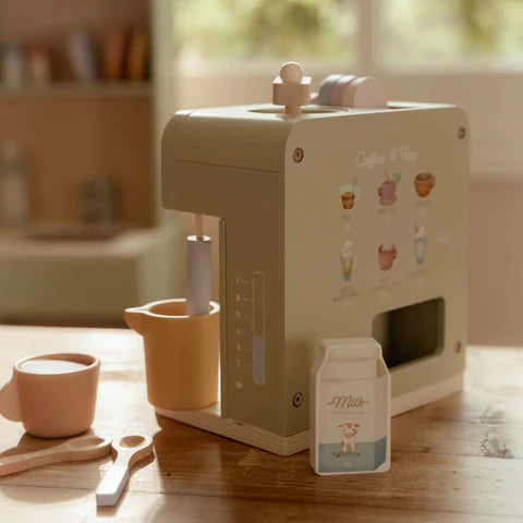 Holz-Kaffeemaschine - Grün - Essentials