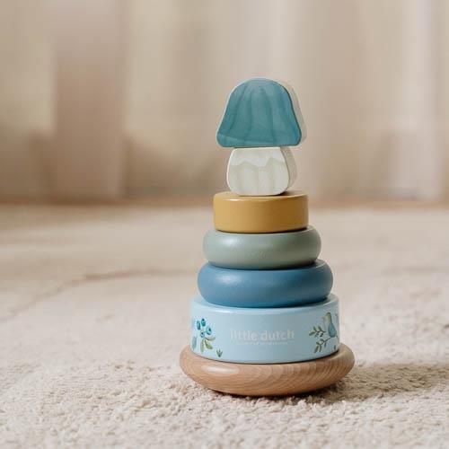 Little Dutch Stapelturm mit Ringen - Forest Friends