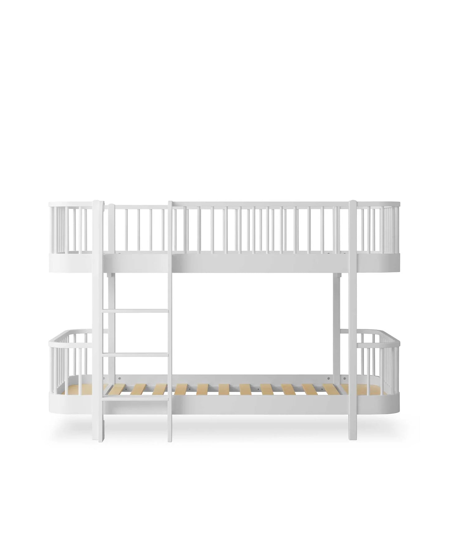 Wood Original Halbhohes Etagenbett, 90x200 cm, weiß