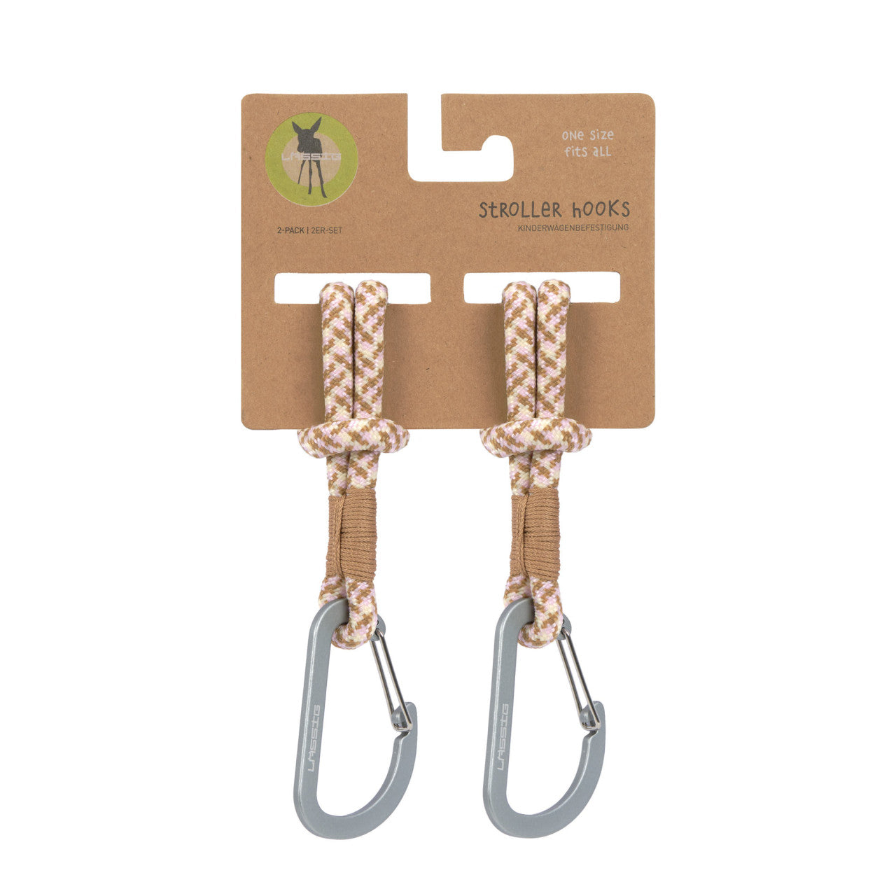 Kinderwagenhaken 2er Set - Karabiner, 5 Varianten