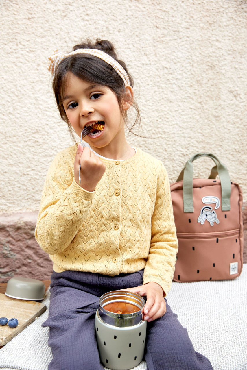 Thermobehälter 350ml - Happy Prints, Olive