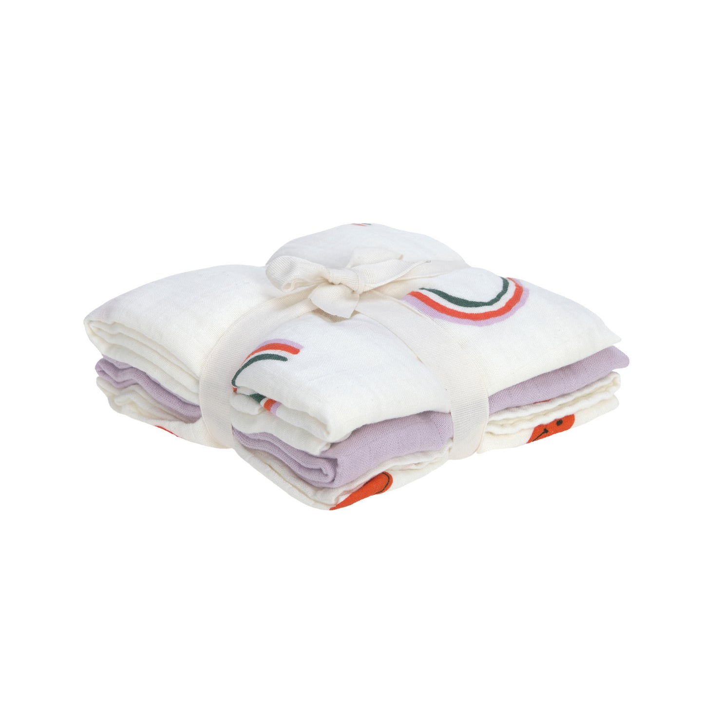 Mulltücher 3er Set (60 x 60 cm) - Bio Baumwolle, Happy Rascals