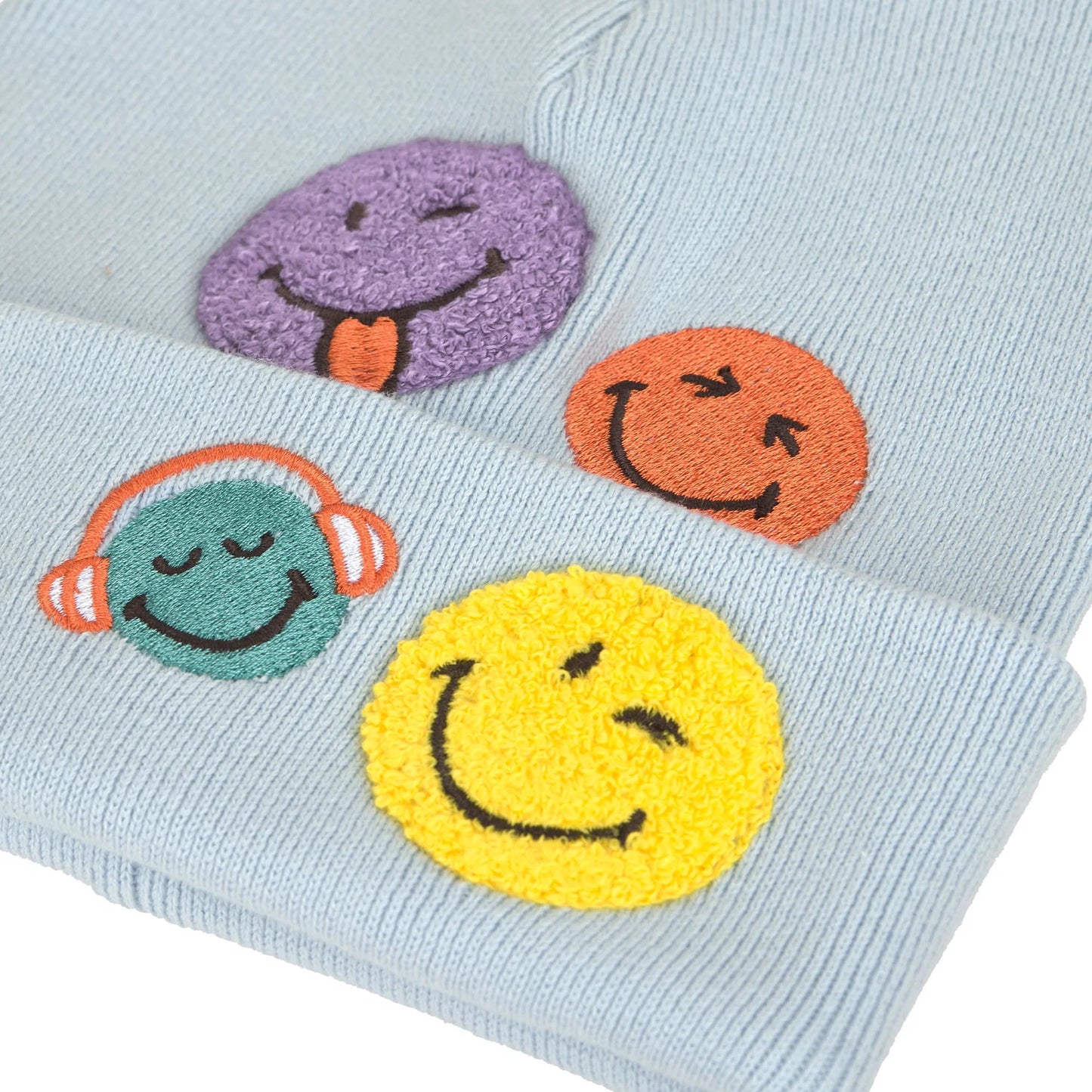 Beanie Mütze Kinder - Bio-Baumwolle SmileyWorld® 48-52