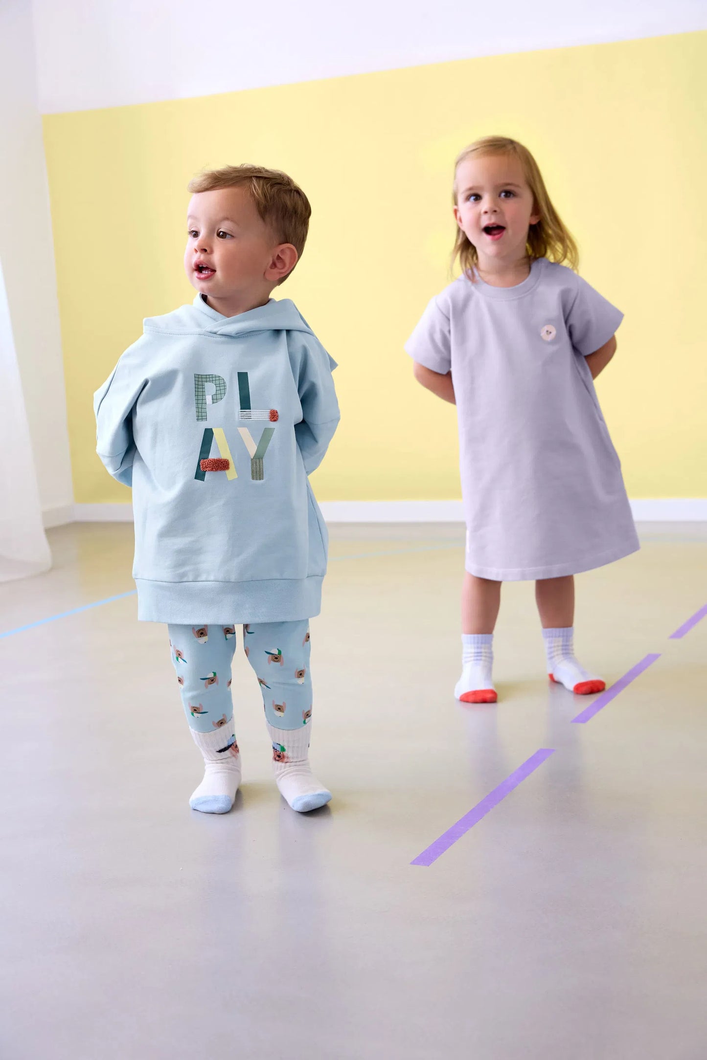 Tennissocken Kinder 3er-Set - Bio Baumwolle, Hund