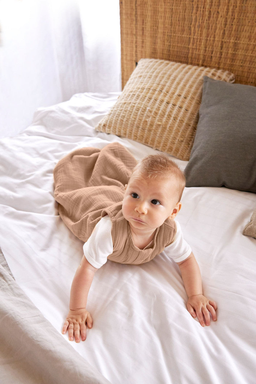 Musselin Schlafsack (Sommer, Tog 1) - Bio Baumwolle in vielen Farben