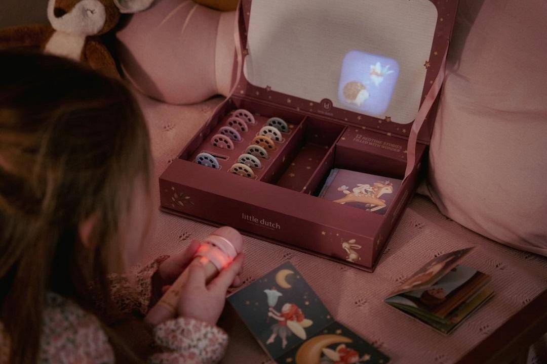 Geschichten Projektor Taschenlampe - Rosa