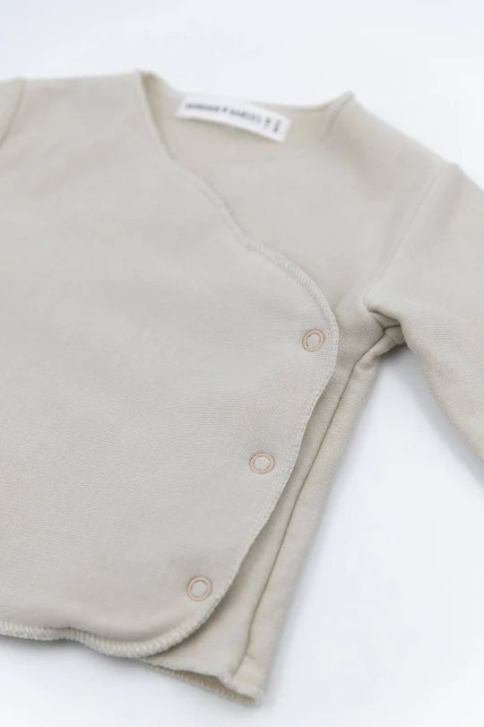 Wickelshirt aus Bambus 50/56 Light Khaki