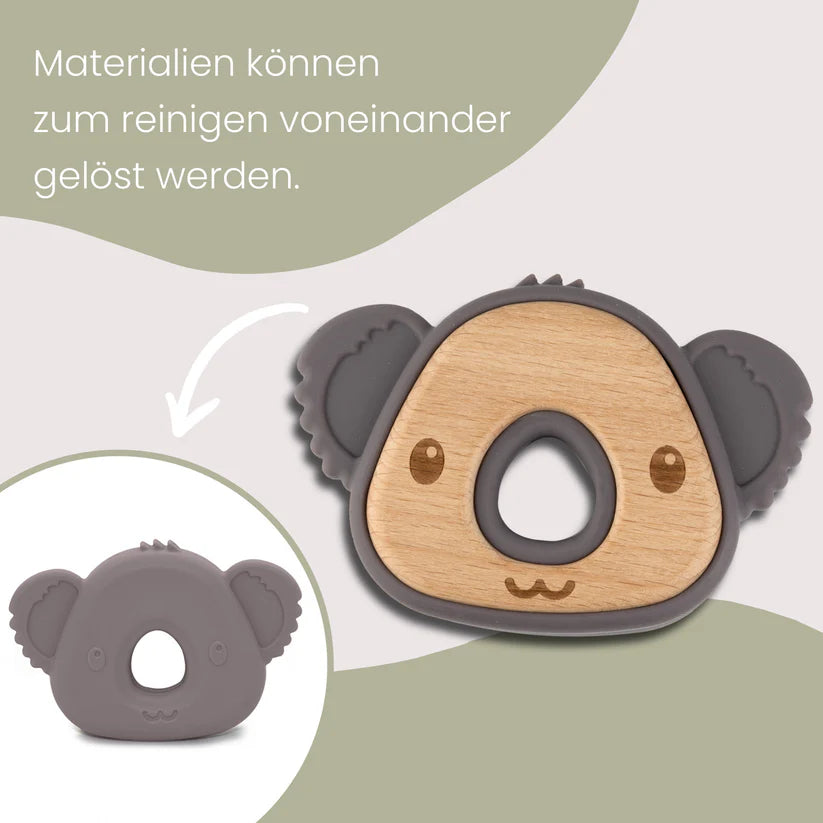 BOBY´S Beißring Kauspielzeug & Zahnungshilfe Grau