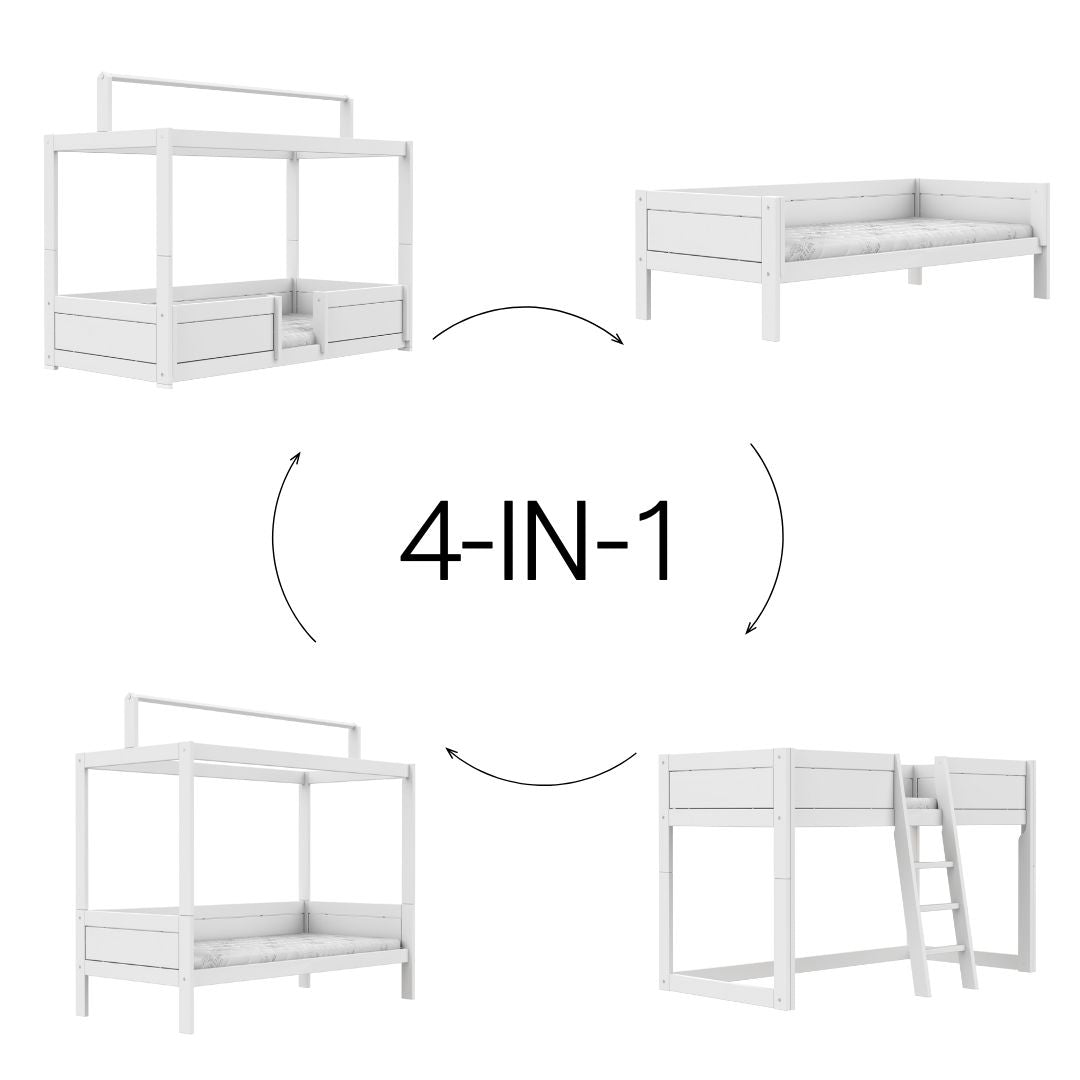 Lifetime 4-in-1 Bett Deluxe ohne Stoff-Himmel