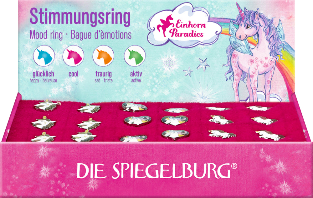 Stimmungsring Einhorn-Paradies, sortiert