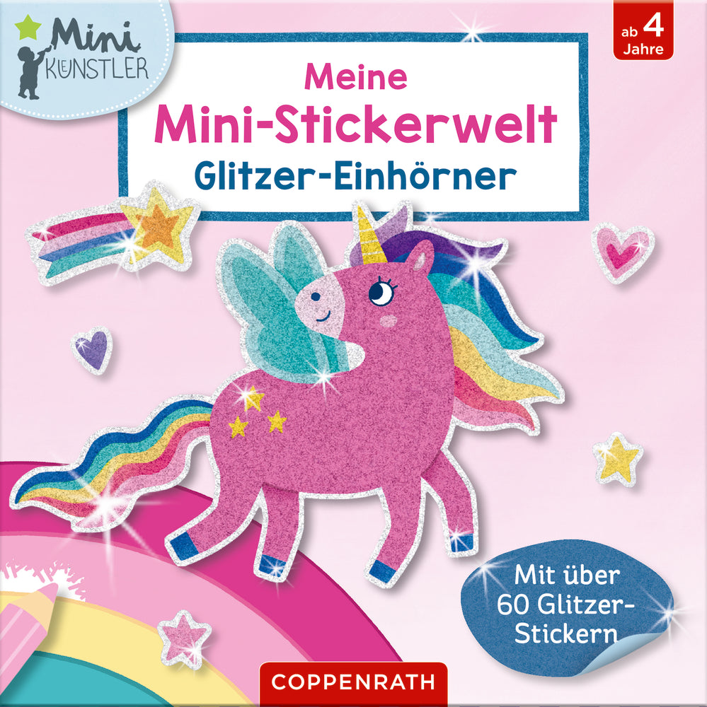 Meine Mini-Stickerwelt: Glitzer- Einhörner