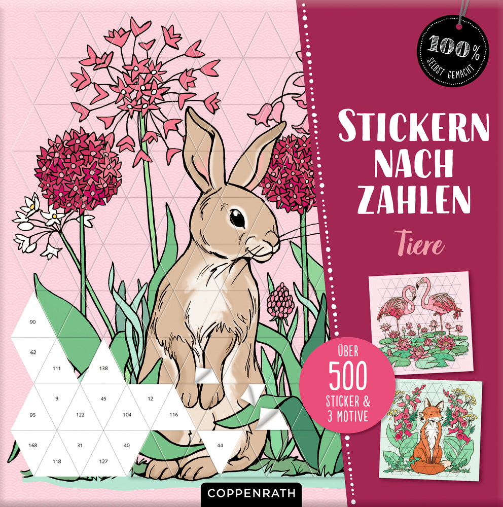 Stickern nach Zahlen - Tiere (100% selbst gemacht)