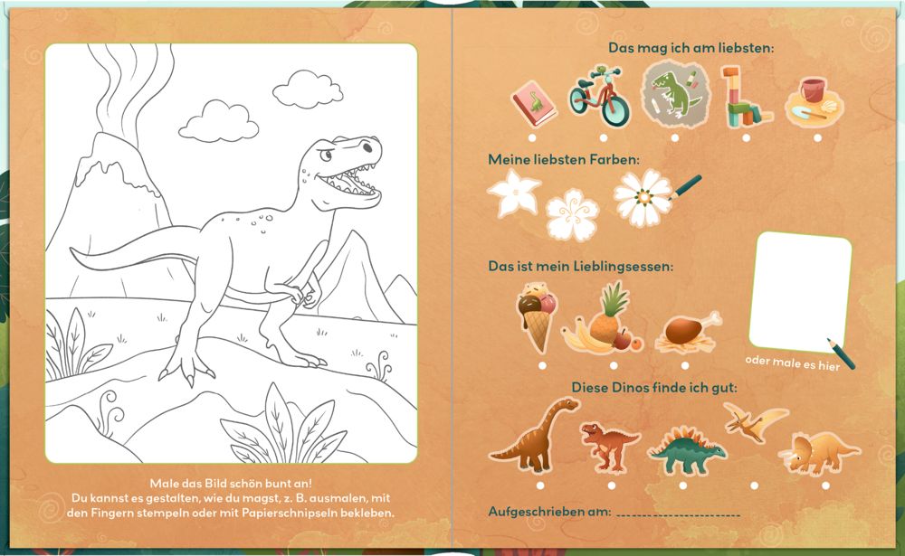 Freundebuch: Dino Friends - Meine Kindergartenfreunde