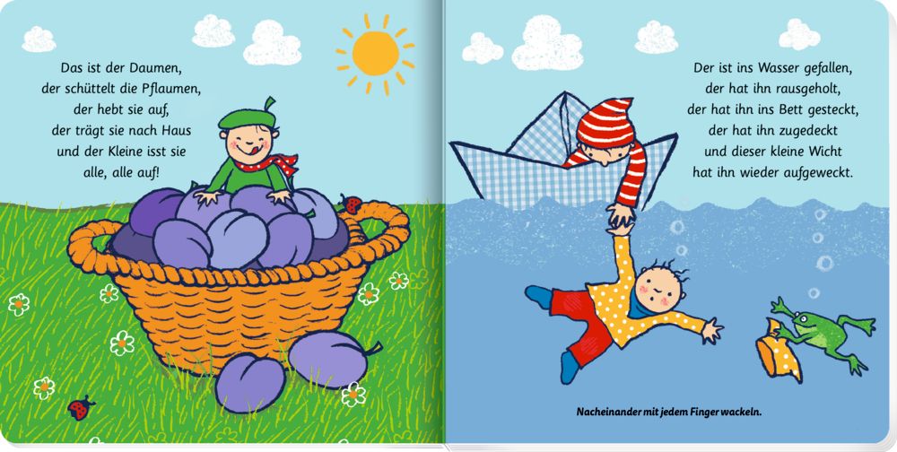 5 kl. Zappelmänner - Mein lieb. Fingerpuppen-Handschuh