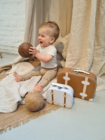 Vintage Basketball aus Kunstleder