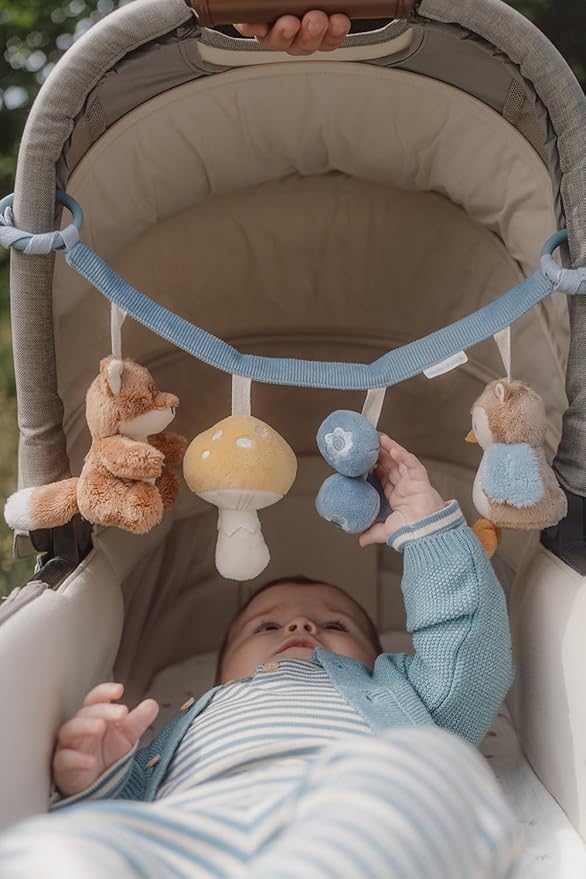 Kinderwagenkette- Blau - Forest Friends