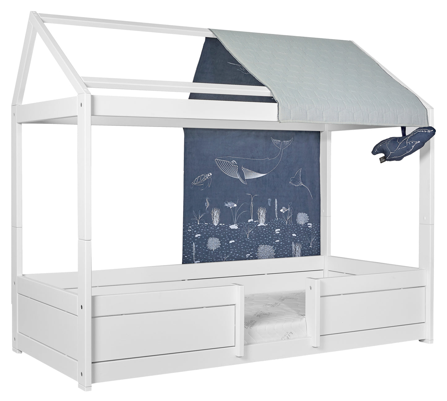 Lifetime 4-in-1 Haus-Bett Deluxe inkl. Stoff-Dach