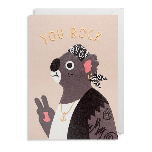 You Rock Grußkarte