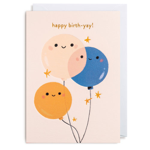 Happy Birth-yay! Grußkarte