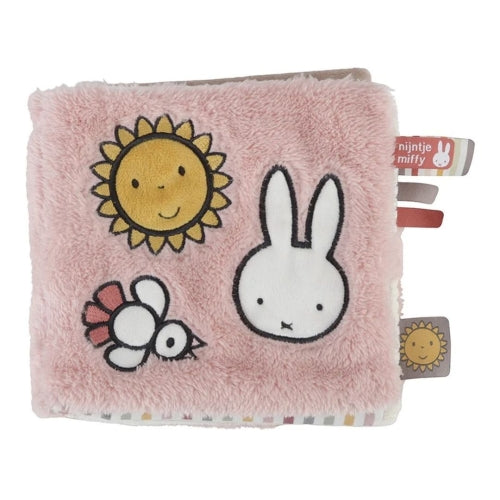 Stoffbuch Fluffy rosa mit Aktivitäten | Miffy