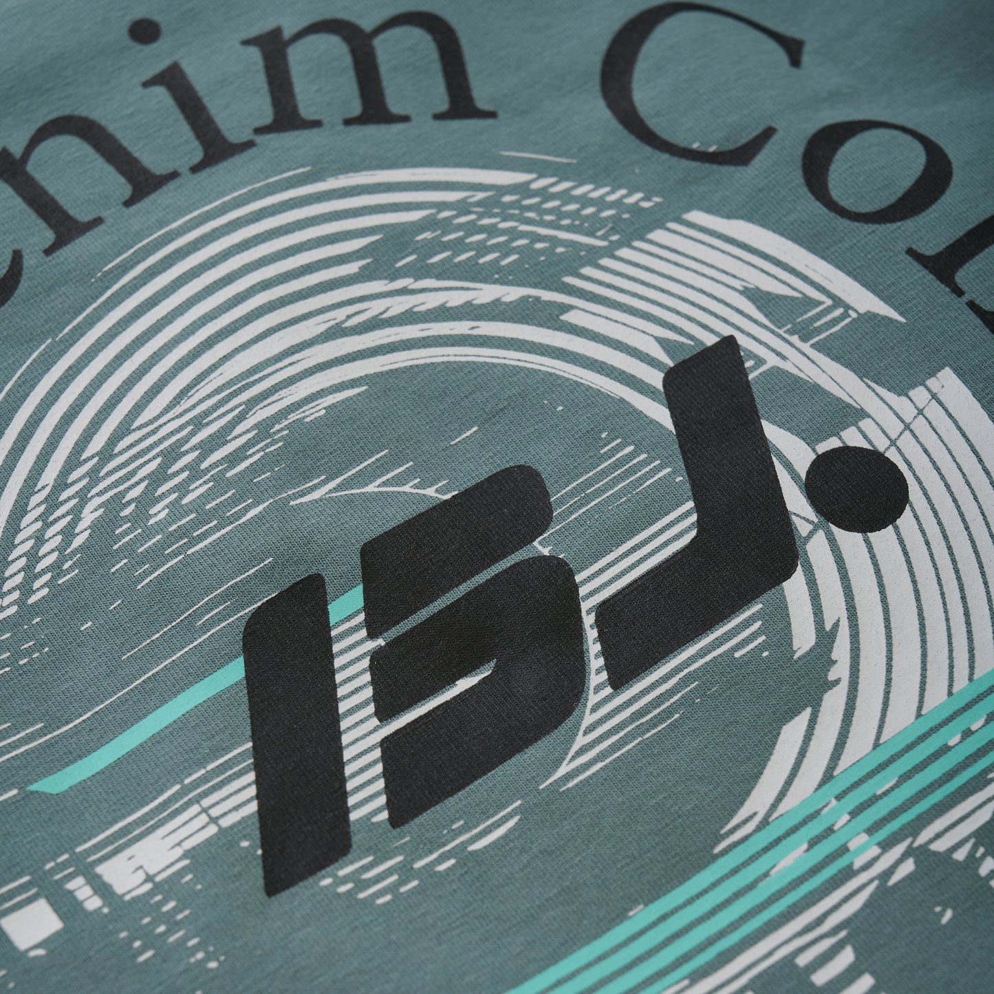 T-shirt Backprint TND Indian Blue Lightblue