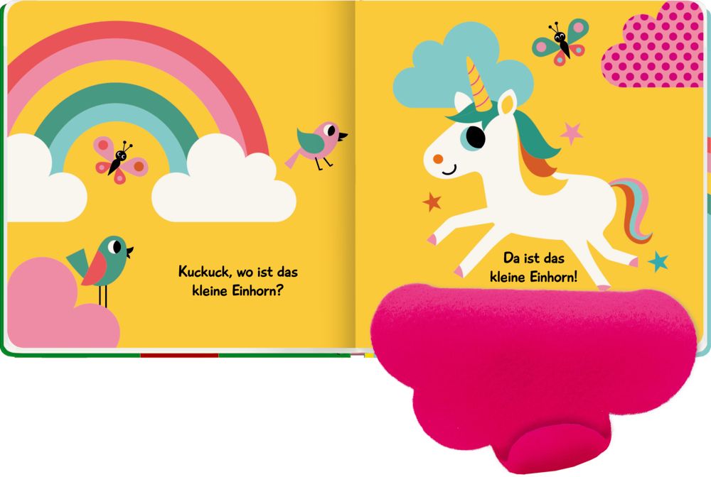 Mein Filz-Fühlbuch: Kuckuck, kleines Einhorn (Fühlen&begreifen)