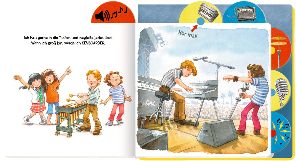 Wenn ich groß bin, werde ich Rockstar (Mini- Musiker/Soundb.)
