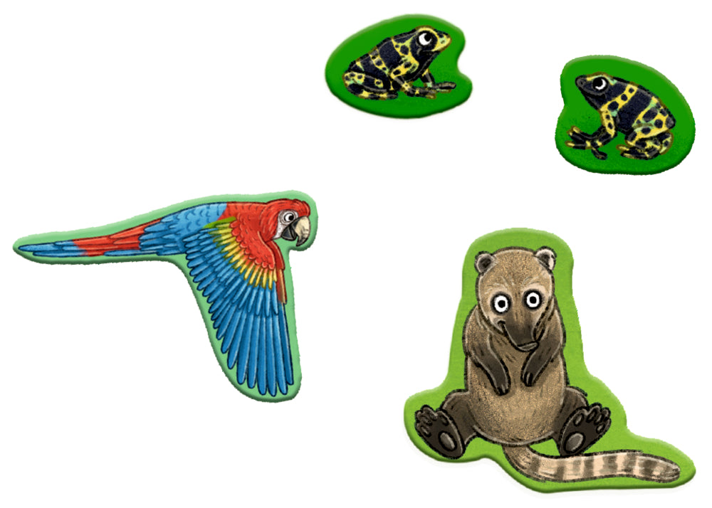 Natur-Stickerwelt: Wilde Tiere (Nature Zoom)