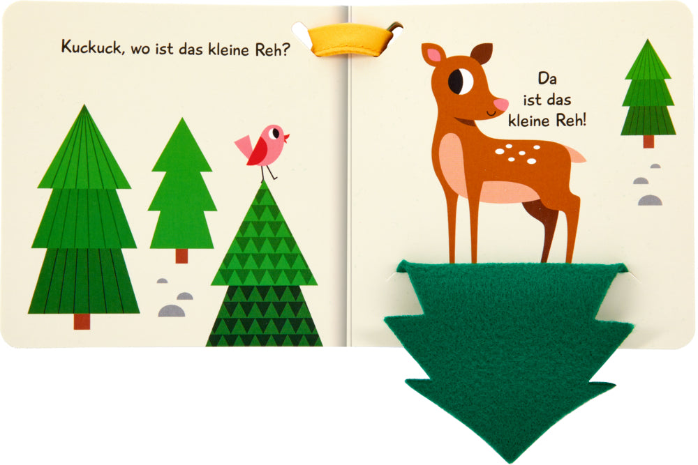 Mein Filz-Fühlbuch f.d.Buggy: Kuckuck, kl. Eule! (Fühl.&be.)