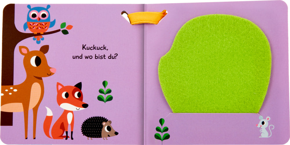 Mein Filz-Fühlbuch f.d.Buggy: Kuckuck, kl. Eule! (Fühl.&be.)