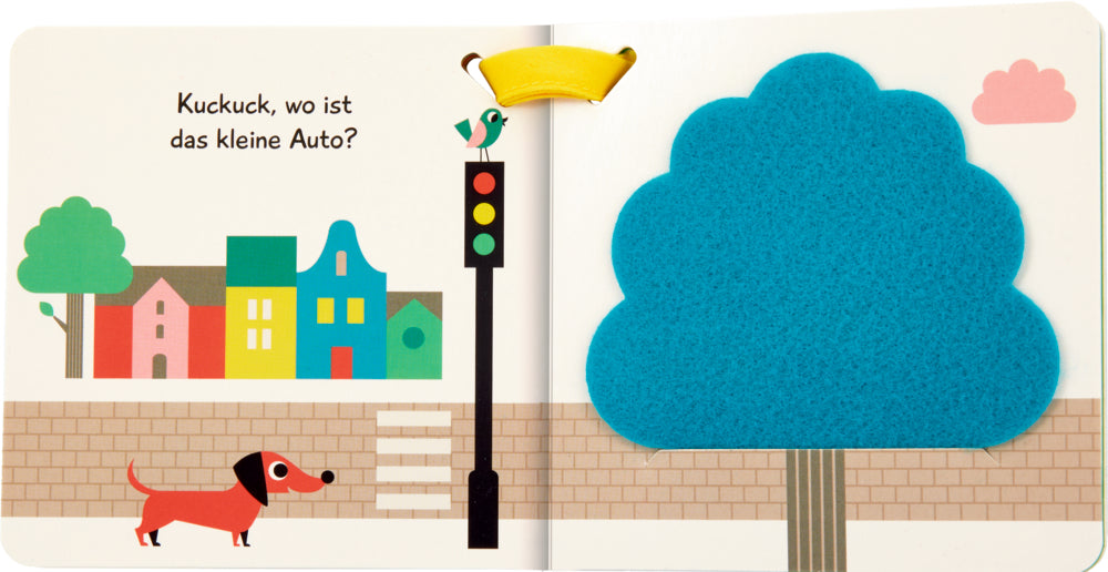 Mein Filz-Fühlbuch f.d.Buggy: Kuckuck, kl.
Auto! (Fühl.&be.)