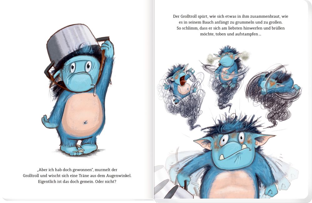 Der Grolltroll ... will Erster sein (Pappbilderbuch)