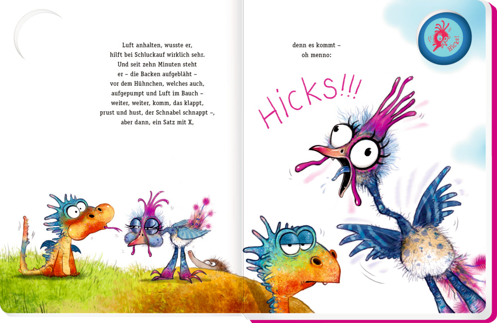 Furzipups und Hicksi Huhn (Pappbilderbuch