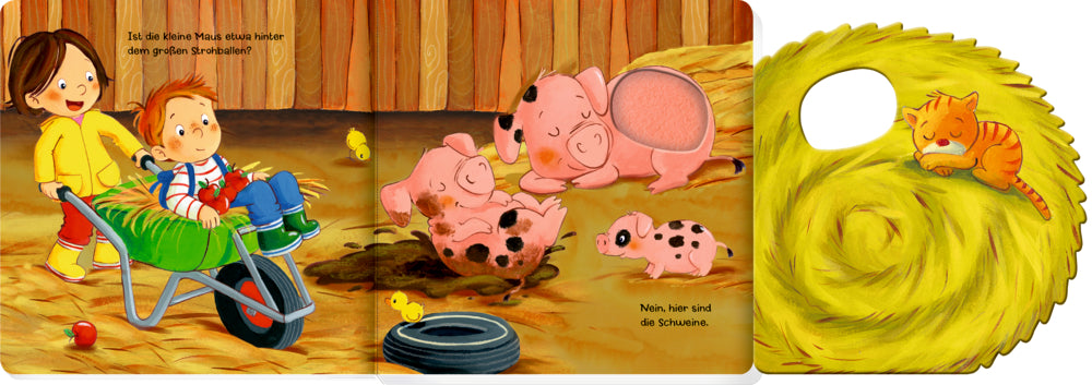 Mein 1. Guckloch-Fühlbuch: Kl.Maus, wo bist du?