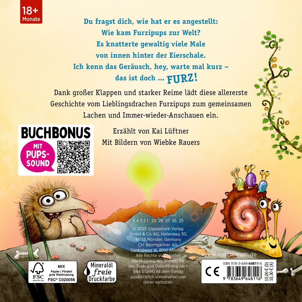 Kuckuck, kleiner Furzipups (Buchbonus)