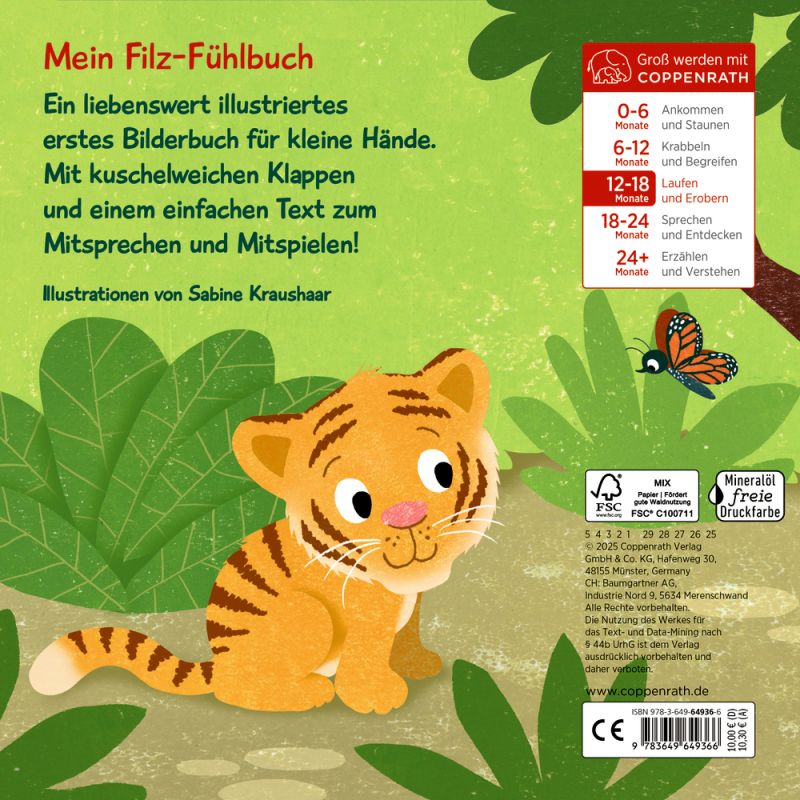 Wo ist Papa, kleiner Tiger? (Fühlen&Begreifen)
