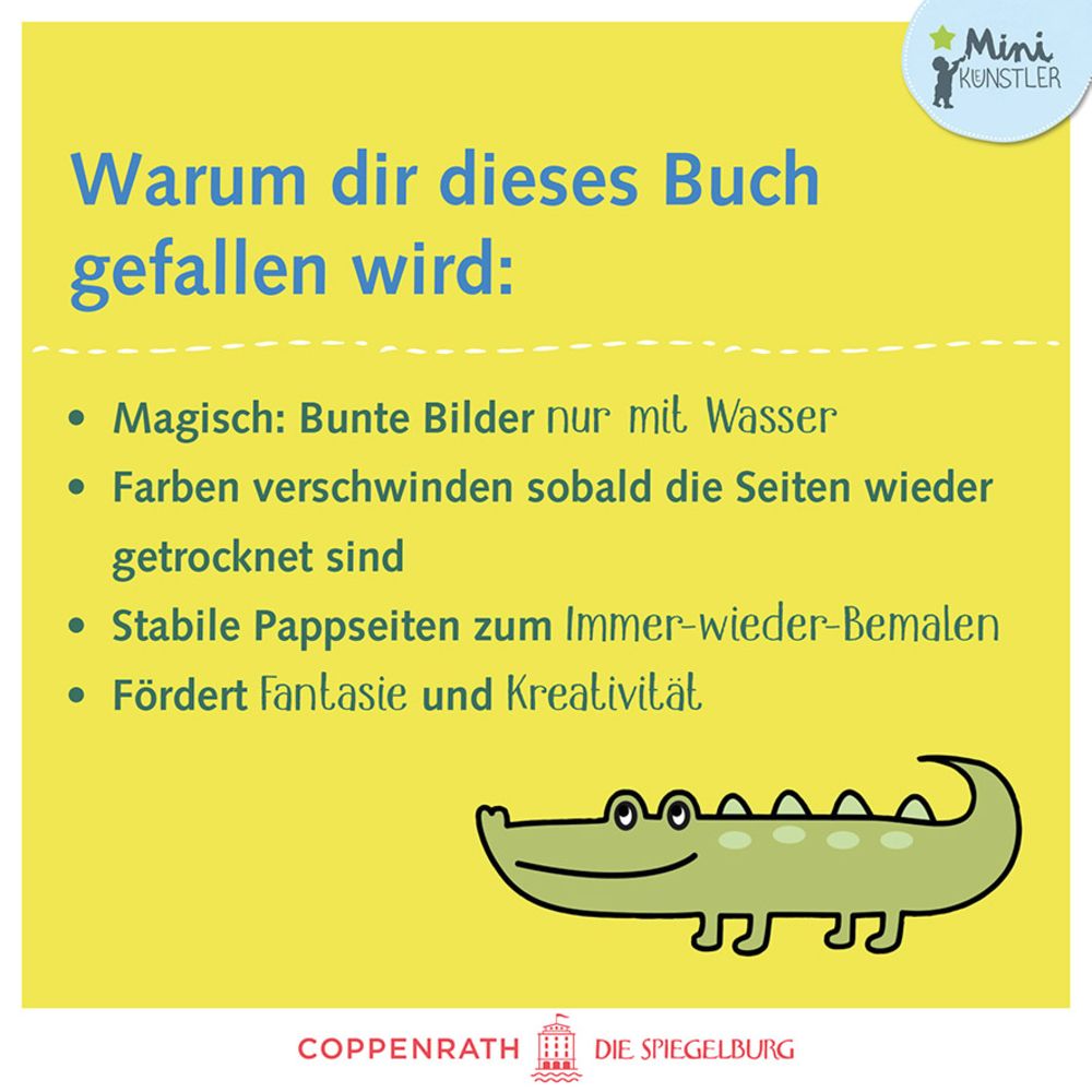 Mein 1. Wasser-Malspaß: Tierbabys (Mini-Künstler)