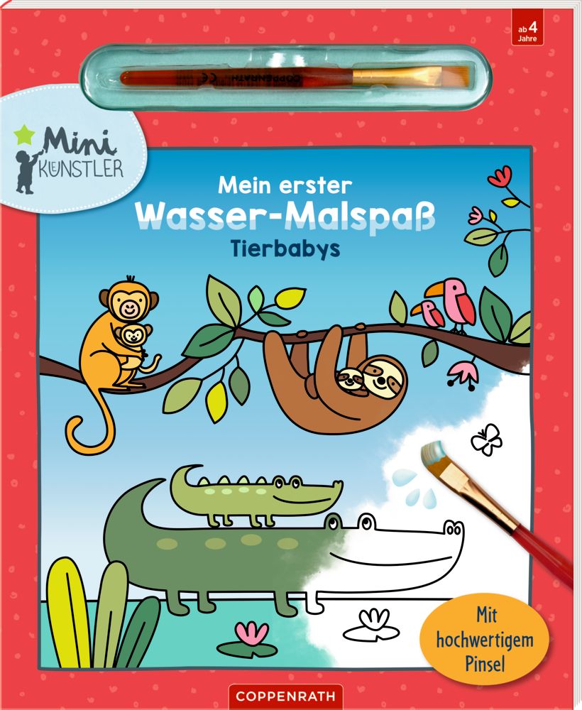 Mein 1. Wasser-Malspaß: Tierbabys (Mini-Künstler)
