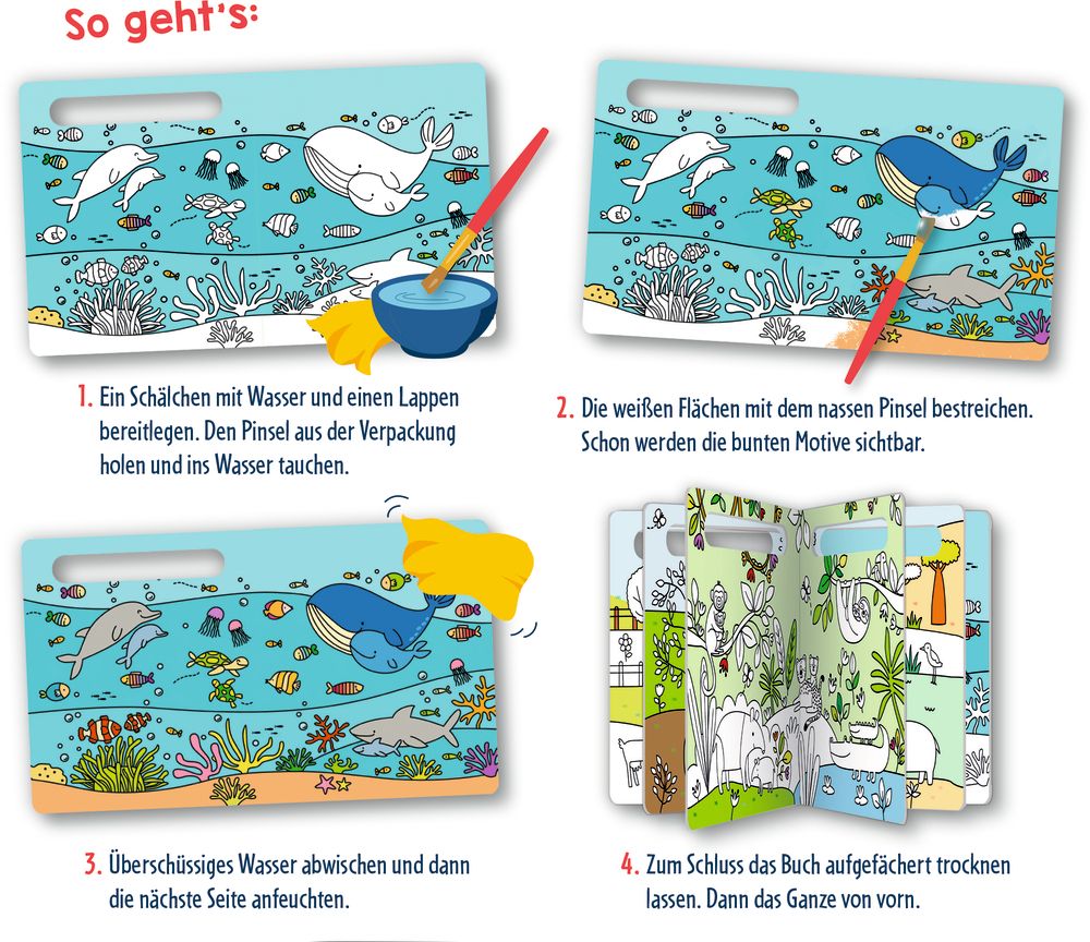 Mein 1. Wasser-Malspaß: Tierbabys (Mini-Künstler)