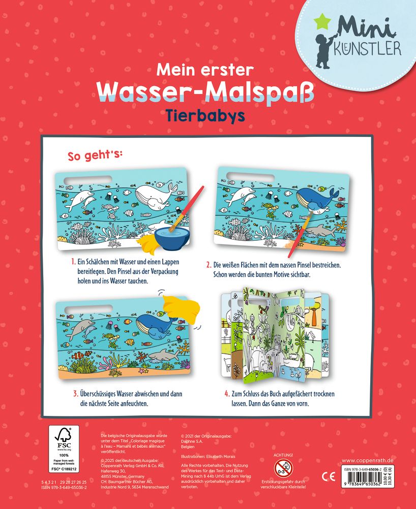 Mein 1. Wasser-Malspaß: Tierbabys (Mini-Künstler)