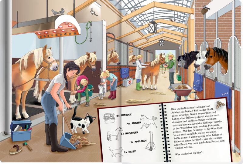 Mein riesengroßes Wimmel-Such-Buch: Pferde und Ponys