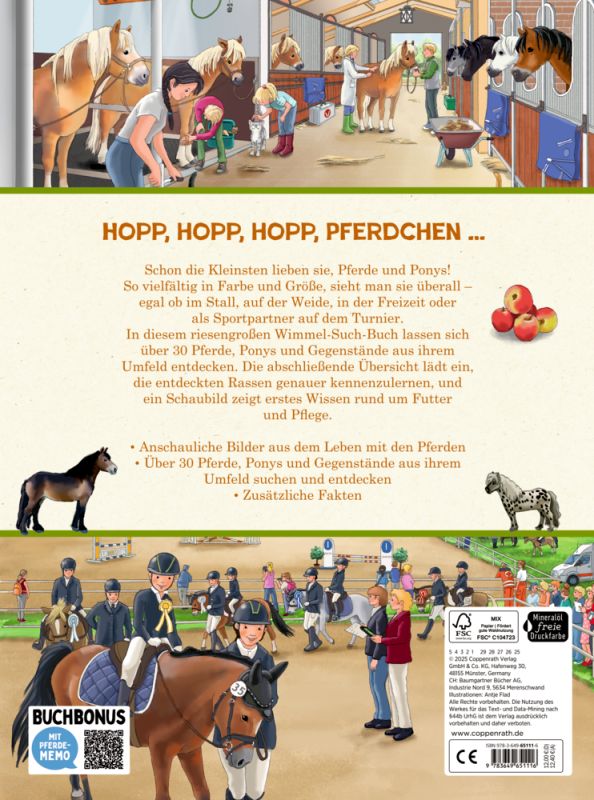 Mein riesengroßes Wimmel-Such-Buch: Pferde und Ponys