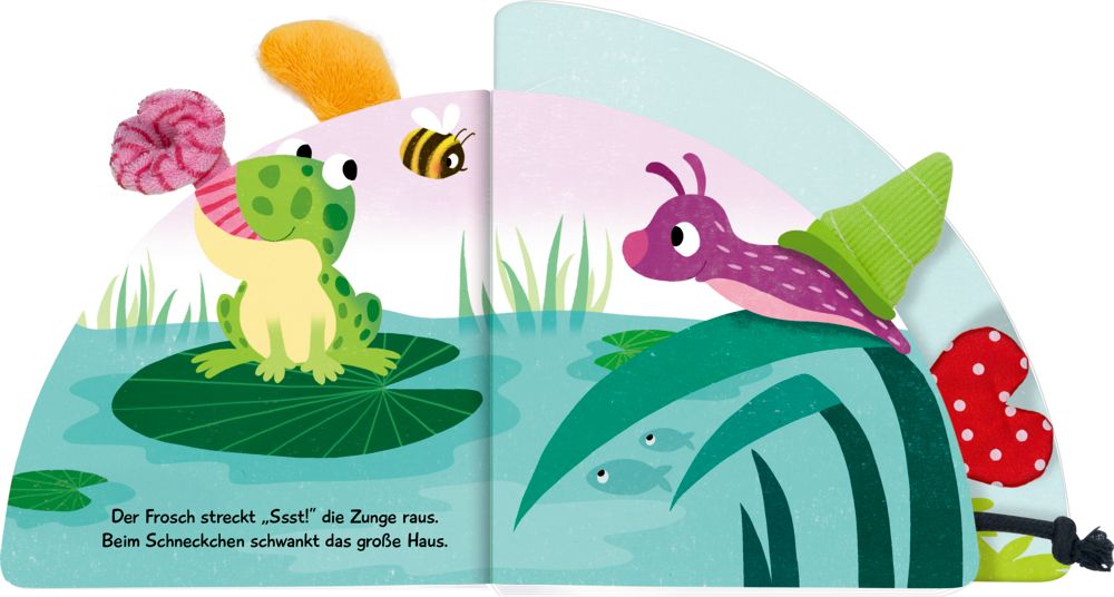 Fühl mal, wer ist da? Kribbelkrabbel - Fühl-Registerbuch