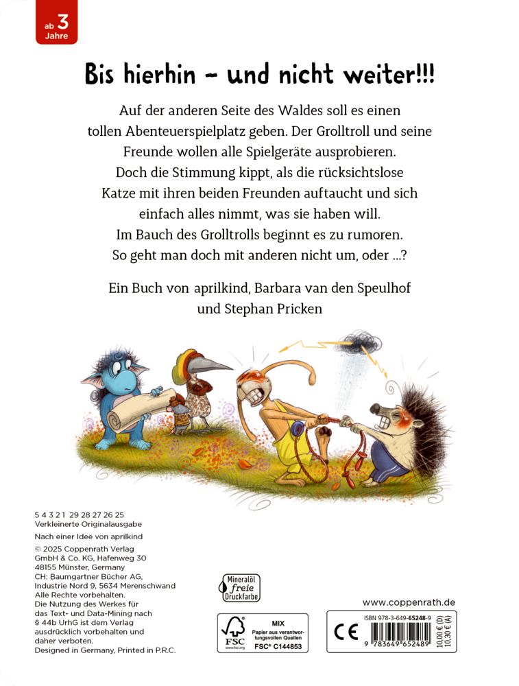 Der Grolltroll ... jetzt reicht's! (Pappe Bd.6)