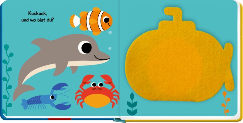 Mein Filz-Fühlbuch: Kuckuck, kleiner Fisch! (Fühlen & begreifen)