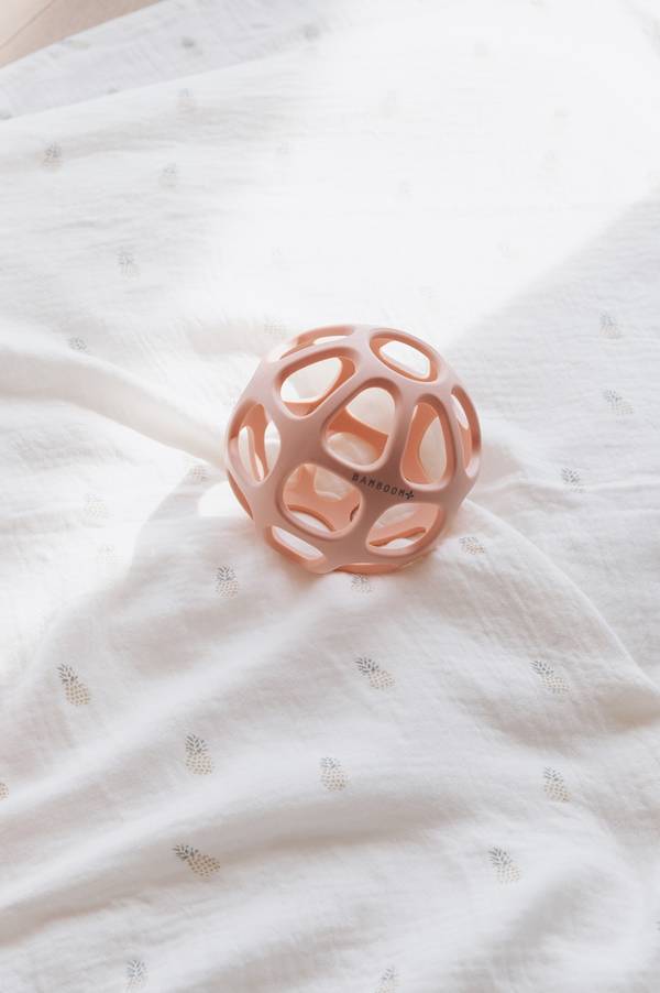 Silikonkugel-Beißring Rosa
